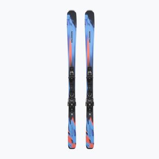 Kalnų slidės Salomon Stance 84 R + apkaustai M11 GW azure blue/nasturtium/black