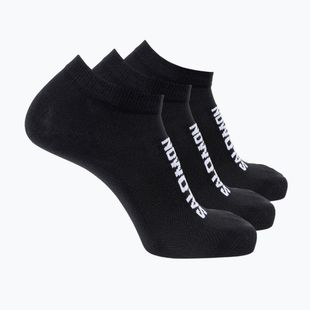 Kojinės Salomon Everyday Lite Low 3 pairs black/black/black