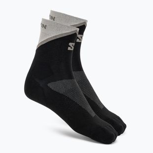 Kojinės Salomon Pulse Ankle black/gull gray/silver cloud