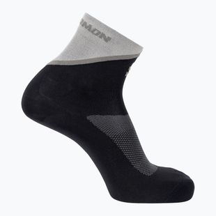 Kojinės Salomon Pulse Ankle black/gull gray/silver cloud