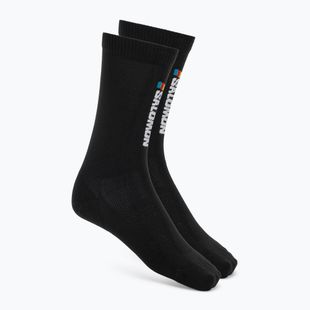Kojinės Salomon Pulse Race Flag Crew black