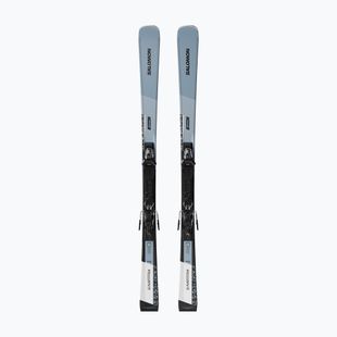 Kalnų slidės + apkaustai Salomon S/Max 10 + M11 GW dusty blue/black