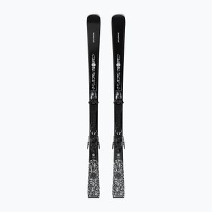Moteriškos kalnų slidės + apkaustai Salomon S/Max N°8 Black + M10 GW black/glitter