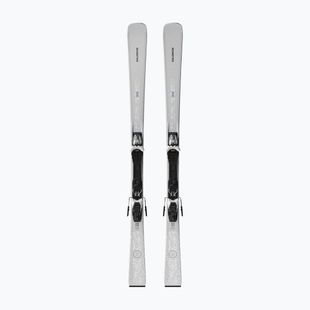 Moteriškos kalnų slidės + apkaustai Salomon S/Max N°8 Silver + M10 GW silver met./glitter
