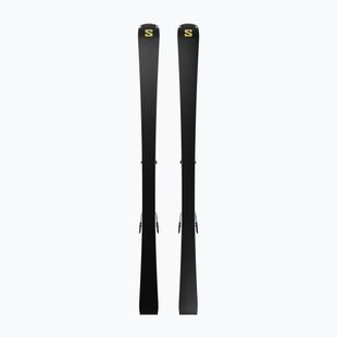 Moteriškos kalnų slidės + apkaustai Salomon S/Max N°12 + MI11 GW black/glitter