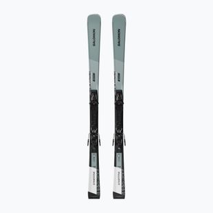 Kalnų slidės + apkaustai Salomon S/Max 8 + M10 GW wrought iron/black