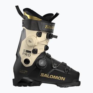 Moteriški slidinėjimo batai Salomon S/PRO Supra Dual Boa 105 W black/ birch/gold met
