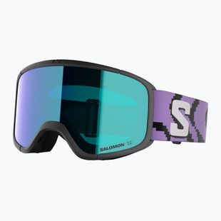 Slidinėjimo akiniai Salomon Aksium 2.0 S S2 black pansy/ml mid blue