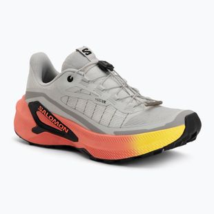 Moteriški bėgimo batai Salomon Genesis 2 gray violet/safety yellow