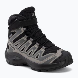 Vaikiški turistiniai batai Salomon XA Pro Winter Waterproof black/castlerock