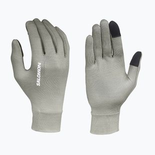 Bėgimo pirštinės Salomon Merino Gloves castor gray