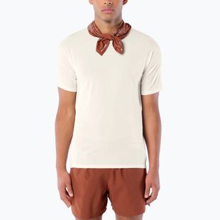 Vyriški bėgimo marškinėliai Salomon Sense Aero GFX Tee SS whisper white/raind day/bright white