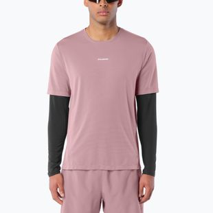 Vyriški bėgimo marškinėliai Salomon Shakeout Core SS Tee antler
