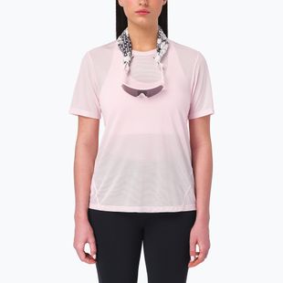 Moteriški bėgimo marškinėliai Salomon Shakeout Core SS Tee icy pink