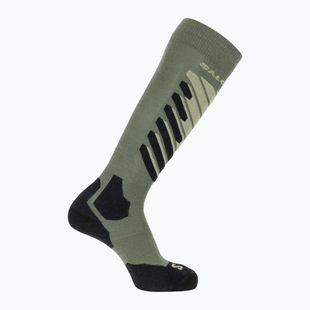 Slidinėjimo kojinės Salomon S/Access deep lichen green/lime cream/black