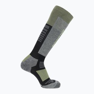 Slidinėjimo kojinės Salomon S/Blaze black/oil green