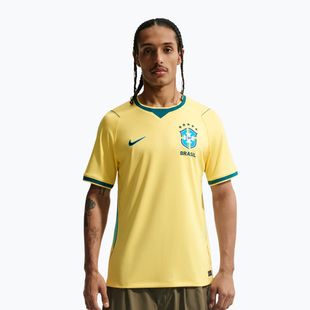 Vyriški futbolo marškinėliai Nike Brazil 2026 Stadium Home Soccer Replica canary/light menta/geode teal