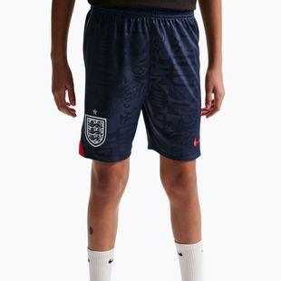 Vaikiški futbolo šortai Nike England 2026 Stadium Away obsidian/speed red/white/speed red