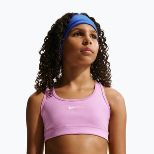 Vaikiška sportinė liemenėlė Nike Swoosh light magenta/white