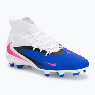 Vyriški futbolo bateliai Nike Phantom 6 High Club FG/MG racer blue/white/pink blast