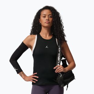 Moteriški marškinėliai Jordan Sport Essentials Dri-Fit be rankovių viršus juoda/balta