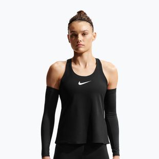 Moteriški treniruočių marškinėliai Nike Pro Dri-Fit TT black/white/metallic silver