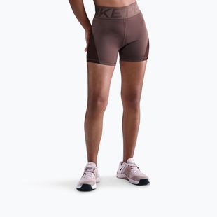 Moteriški šortai Nike Pro Sculpt High Waisted 5" Biker tattoo/burgundy crush/white