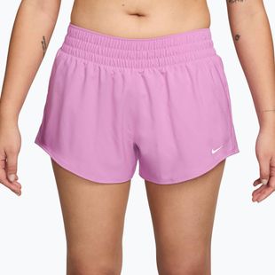 Moteriški šortai Nike One Dri-Fit 3" light magenta/white