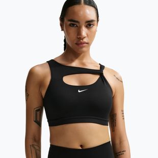 Treniruotinis liemenėlis Nike One Medium Support black/white