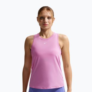 Moteriški treniruočių marškinėliai Nike One Classic Dri-Fit light magenta/white