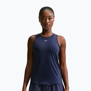 Moteriški treniruočių marškinėliai Nike One Classic Dri-Fit midnight navy/white