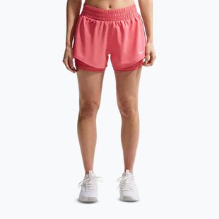 Moteriški bėgimo šortai Nike One Dri-FIT 2IN1 sea coral/white