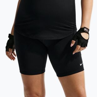 Moteriški šortai Nike One Maternity High-Waisted 8" black/white