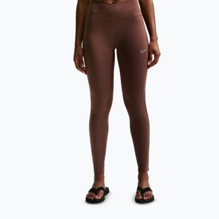 Moteriškos tamprės Nike One High-Waisted Seamless light chocolate