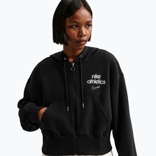 Moteriškas džemperis Nike Phoenix Full-Zip Hoodie black