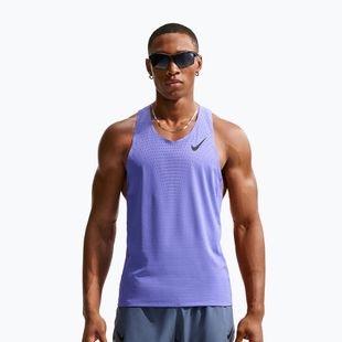 Vyriški bėgimo marškinėliai Nike AeroSwift Dri-Fit ADV sapphire/black