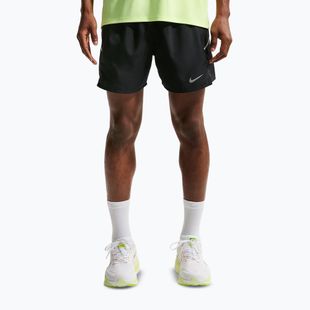 Vyriški bėgimo šortai Nike Miler Dri-Fit 2in1 5" black/black