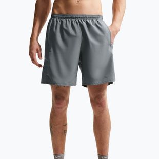 Vyriški bėgimo šortai Nike Miler Dri-Fit Brief Lined7" smoke grey/smoke grey
