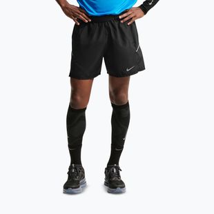 Vyriški šortai Nike Miler Dri-Fit Brief Lined 5" black/black