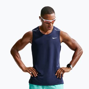 Vyriški bėgimo marškinėliai Nike Miler Dri-Fit midnight navy