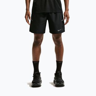 Vyriški bėgimo šortai Nike Miler Dri-Fit 2in1 7" black/black