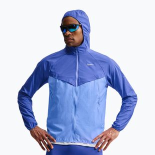 Vyriška bėgimo striukė Nike Stride Repel UV lapis/royal pulse