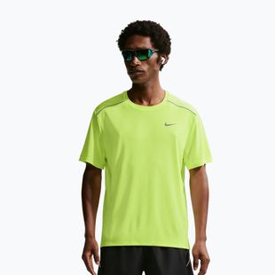 Vyriški bėgimo marškinėliai Nike Miler Dri-Fit UV volt ice