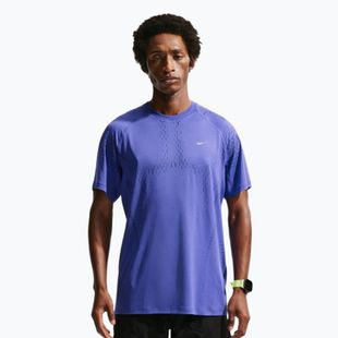 Vyriški bėgimo marškinėliai Nike Stride Dri-Fit ADV lapis/deep royal blue