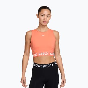 Moteriška sportinė palaidinė Nike Pro Dri-Fit crimson bliss/white