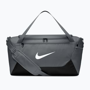 Treniruočių krepšys Nike Brasilia Duffel Small 40 l smoke grey/black/white