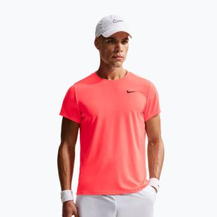 Vyriški teniso marškinėliai Nike Court Dri-Fit Victory hot lava/black