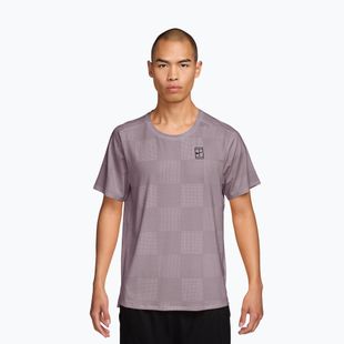 Vyriški teniso marškinėliai Nike Court Dri-Fit Advantage Print light violet ore/black