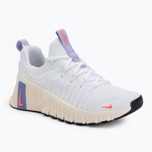 Moteriški treniruočių batai Nike Free Metcon 6 white/violet mist/chalk/hot lava