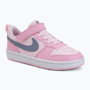 Vaikiški batai Nike Court Borough Low Recraft pink foam/pink rise/white/ashen slate